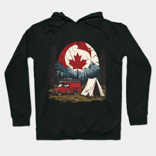 True North Camper: Exploring Canada's Wilderness" With your "Camping Canada" Tee shirt! Hoodie